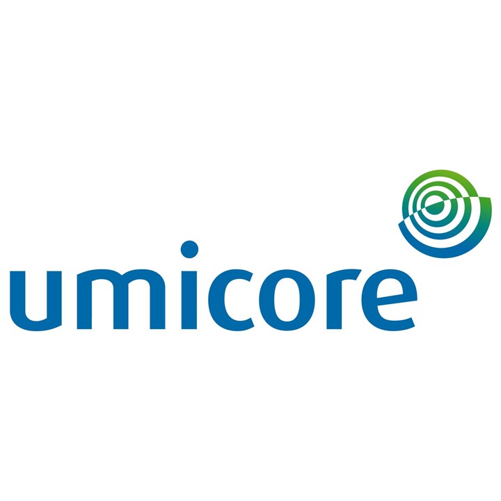 Umicore logo.